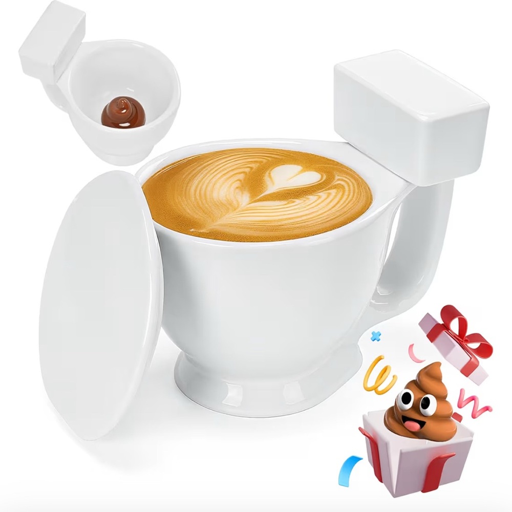 Novelty Toilet Bowl Coffee Mug